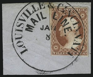 Sale 1050, Lot 106, 3c-12c 1851-56 Issue (Scott 10-17)