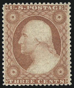 Sale 1050, Lot 138, 1c-3c 1857-60 Issue (Scott 18-26A)