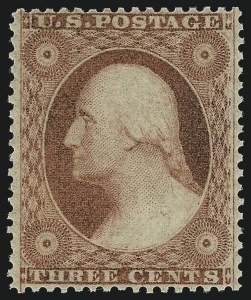 Sale 1050, Lot 140, 1c-3c 1857-60 Issue (Scott 18-26A)