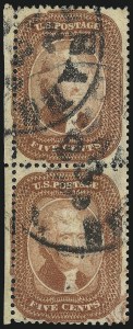 Sale 1050, Lot 151, 5c-90c 1857-60 Issue and 1875 Reprint (Scott 27-46)