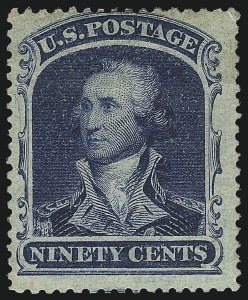 Sale 1050, Lot 173, 5c-90c 1857-60 Issue and 1875 Reprint (Scott 27-46)