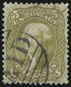 Sale 1050, Lot 192, 1861-66 Issue (Scott 56-77)