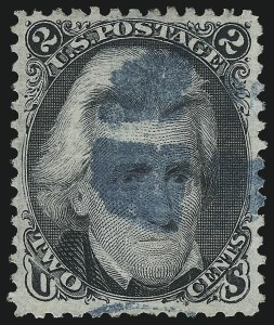 Sale 1050, Lot 212, 1867-68 Grilled Issue and 1875 Re-Issue (Scott 83-105)