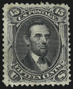 Sale 1050, Lot 216, 1867-68 Grilled Issue and 1875 Re-Issue (Scott 83-105)