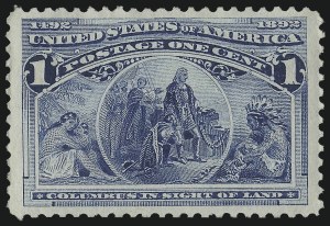 Sale Number 1050, Lot Number 333, 1c-50c 1893 Columbian Issue (Scott 230-240) Sale Number 1050, Lot Number 333, 1c-50c 1893 Columbian Issue (Scott 230-240)