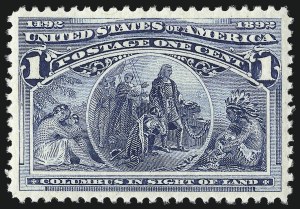 Sale Number 1050, Lot Number 334, 1c-50c 1893 Columbian Issue (Scott 230-240) Sale Number 1050, Lot Number 334, 1c-50c 1893 Columbian Issue (Scott 230-240)