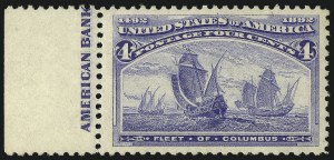 Sale 1050, Lot 343, 1c-50c 1893 Columbian Issue (Scott 230-240)