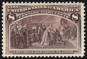 Sale 1050, Lot 350, 1c-50c 1893 Columbian Issue (Scott 230-240)