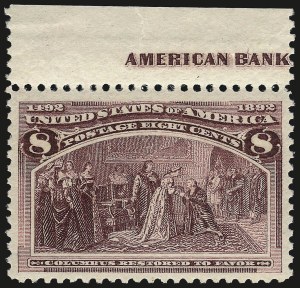 Sale 1050, Lot 351, 1c-50c 1893 Columbian Issue (Scott 230-240)