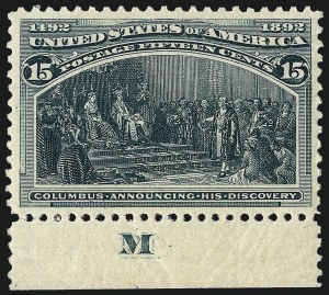 Sale Number 1050, Lot Number 357, 1c-50c 1893 Columbian Issue (Scott 230-240) Sale Number 1050, Lot Number 357, 1c-50c 1893 Columbian Issue (Scott 230-240)