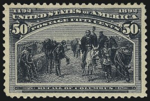 Sale Number 1050, Lot Number 363, 1c-50c 1893 Columbian Issue (Scott 230-240) Sale Number 1050, Lot Number 363, 1c-50c 1893 Columbian Issue (Scott 230-240)