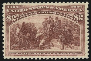 Sale 1050, Lot 374, $1.00-$5.00 1893 Columbian Issue (Scott 241-245)