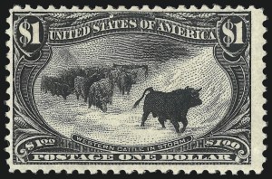 Sale 1050, Lot 444, 1898 Trans-Mississippi Issue (Scott 285-293), $1.00 Trans-Mississippi (292) Sale 1050, Lot 444, 1898 Trans-Mississippi Issue (Scott 285-293)