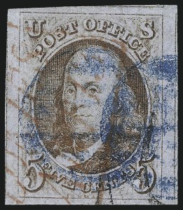 Sale 1050, Lot 52, 5c-10 1847 Issue and 1875 Reproduction of 1847 Issue (Scott 1-4)