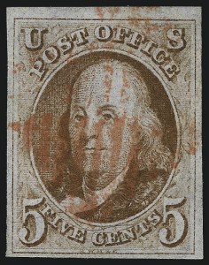 Sale 1050, Lot 53, 5c-10 1847 Issue and 1875 Reproduction of 1847 Issue (Scott 1-4)