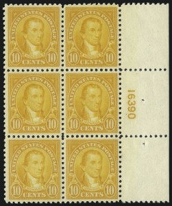 Sale 1050, Lot 644, 1922-26 and Later Issues (Scott 555-1687)