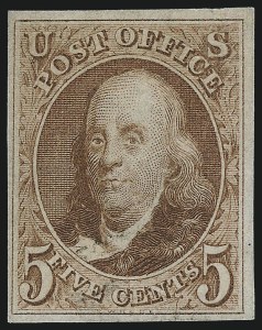 Sale 1050, Lot 66, 5c-10 1847 Issue and 1875 Reproduction of 1847 Issue (Scott 1-4)