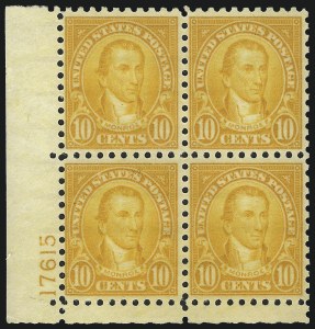 Sale 1050, Lot 662, 1922-26 and Later Issues (Scott 555-1687)