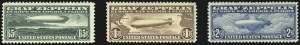 Sale 1050, Lot 710, Air Post, Graf Zeppelin and Later Issues (Scott C13-C31)