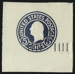 Sale 1050, Lot 805, Postal Stationery (Scott U, UO, UX)