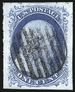 Sale Number 1050, Lot Number 88, 1c 1851-56 Issue (Scott 5A-9)