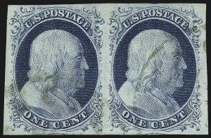 Sale Number 1050, Lot Number 95, 1c 1851-56 Issue (Scott 5A-9)