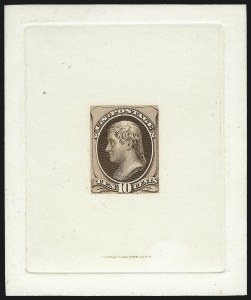 Sale 1057, Lot 525, Essays and Proofs (Bank Notes and Later Issues)