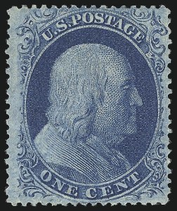 Sale 1057, Lot 573, 1857-60 Issue (Scott 18-39)