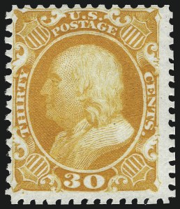 Sale 1057, Lot 606, 1875 Reprint of 1857-60 Issue (Scott 40-47)