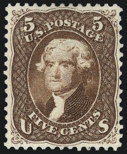Sale Number 1057, Lot Number 633, 1861-66 Issue (Scott 56-78)
