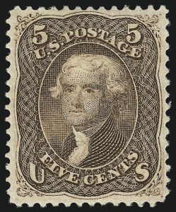 Sale Number 1057, Lot Number 634, 1861-66 Issue (Scott 56-78) Sale Number 1057, Lot Number 634, 1861-66 Issue (Scott 56-78)