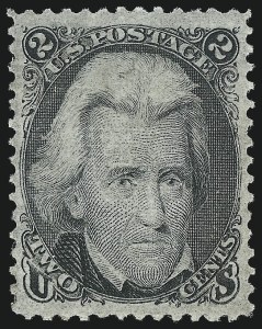 Sale 1057, Lot 656, 1867-68 Grilled Issue (Scott 79-101), 2c Black, F. Grill (93) Sale 1057, Lot 656, 1867-68 Grilled Issue (Scott 79-101)