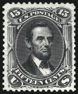 Sale 1057, Lot 673, 1875 Re-Issue of 1861-66 Issue (Scott 102-111)