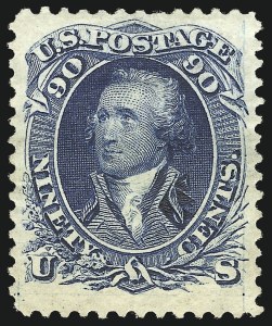 Sale 1057, Lot 676, 1875 Re-Issue of 1861-66 Issue (Scott 102-111)