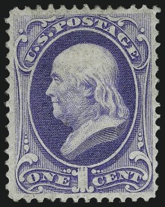 Sale 1057, Lot 704, 1870-71 National Bank Note Co. H Grill (Scott 134-144)