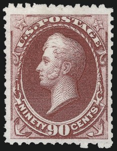Sale 1057, Lot 761, 1875 Continental Bank Note Co. Hard Paper Special Printing (Scott 167-180)