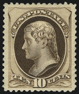 Sale 1057, Lot 771, 1879 American Bank Note Co. Issue (Scott 182-191)