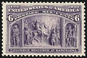 Sale Number 1057, Lot Number 819, 1893 Columbian Issue (Scott 230-245)