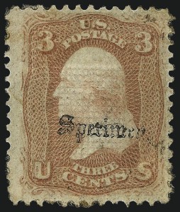 Sale 1061, Lot 3283, Specimen Overprints