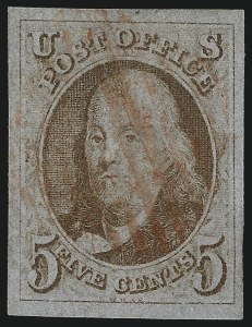 Sale Number 1061, Lot Number 3319, 1847 Issue (Scott 1-2) Sale Number 1061, Lot Number 3319, 1847 Issue (Scott 1-2)
