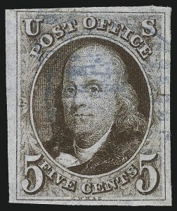 Sale 1061, Lot 3324, 1847 Issue (Scott 1-2)