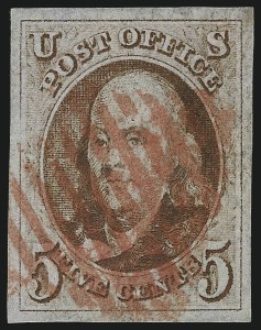Sale 1061, Lot 3328, 1847 Issue (Scott 1-2)