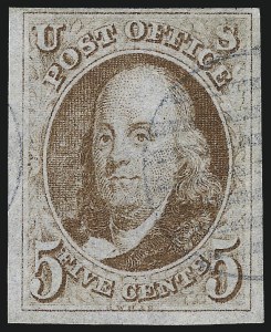 Sale 1061, Lot 3332, 1847 Issue (Scott 1-2)