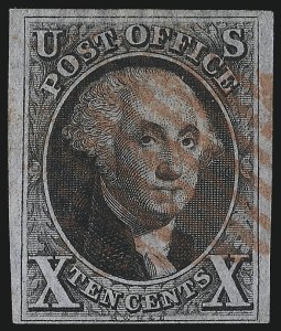 Sale 1061, Lot 3342, 1847 Issue (Scott 1-2)