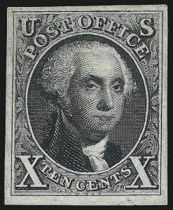 Sale 1061, Lot 3352, 1875 Reproduction of 1847 Issue (Scott 3-4)