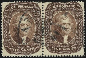 Sale 1061, Lot 3430, 3c-90c 1857-60 Issue and 1875 Reprint (Scott 25-40)