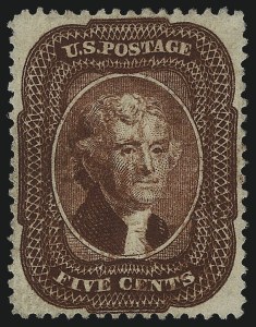Sale 1061, Lot 3432, 3c-90c 1857-60 Issue and 1875 Reprint (Scott 25-40)