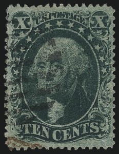 Sale 1061, Lot 3444, 3c-90c 1857-60 Issue and 1875 Reprint (Scott 25-40)