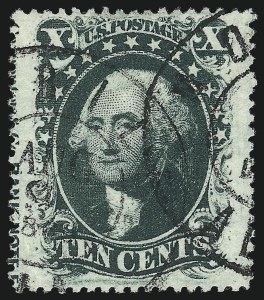 Sale 1061, Lot 3448, 3c-90c 1857-60 Issue and 1875 Reprint (Scott 25-40)