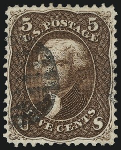 Sale 1061, Lot 3487, 1861-66 Issue (Scott 56-78)